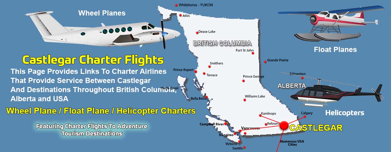 Castlegar BC Air Charter Directory